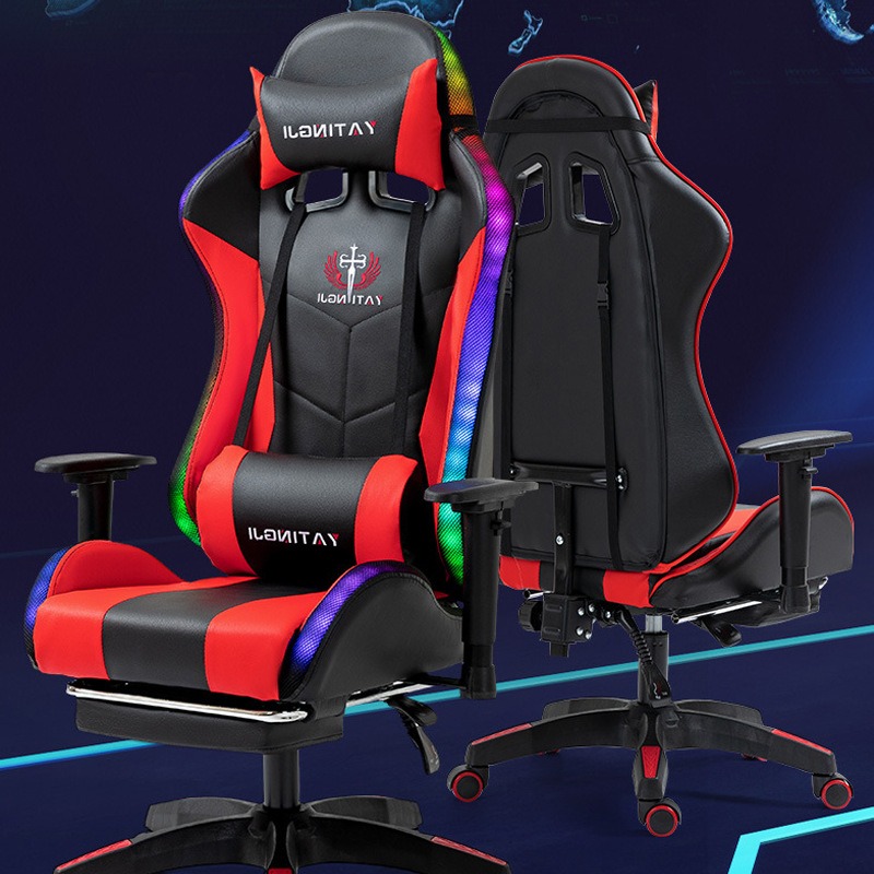 Esports Gaming Cafe - Ergonomic Gaming Chair Reclining Adjustable Height