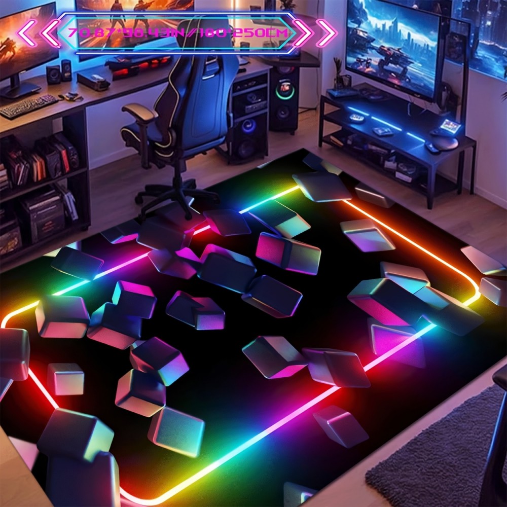 Esports Gaming Cafe - VIKAMA Gaming Mat Colorful Design, Stylish