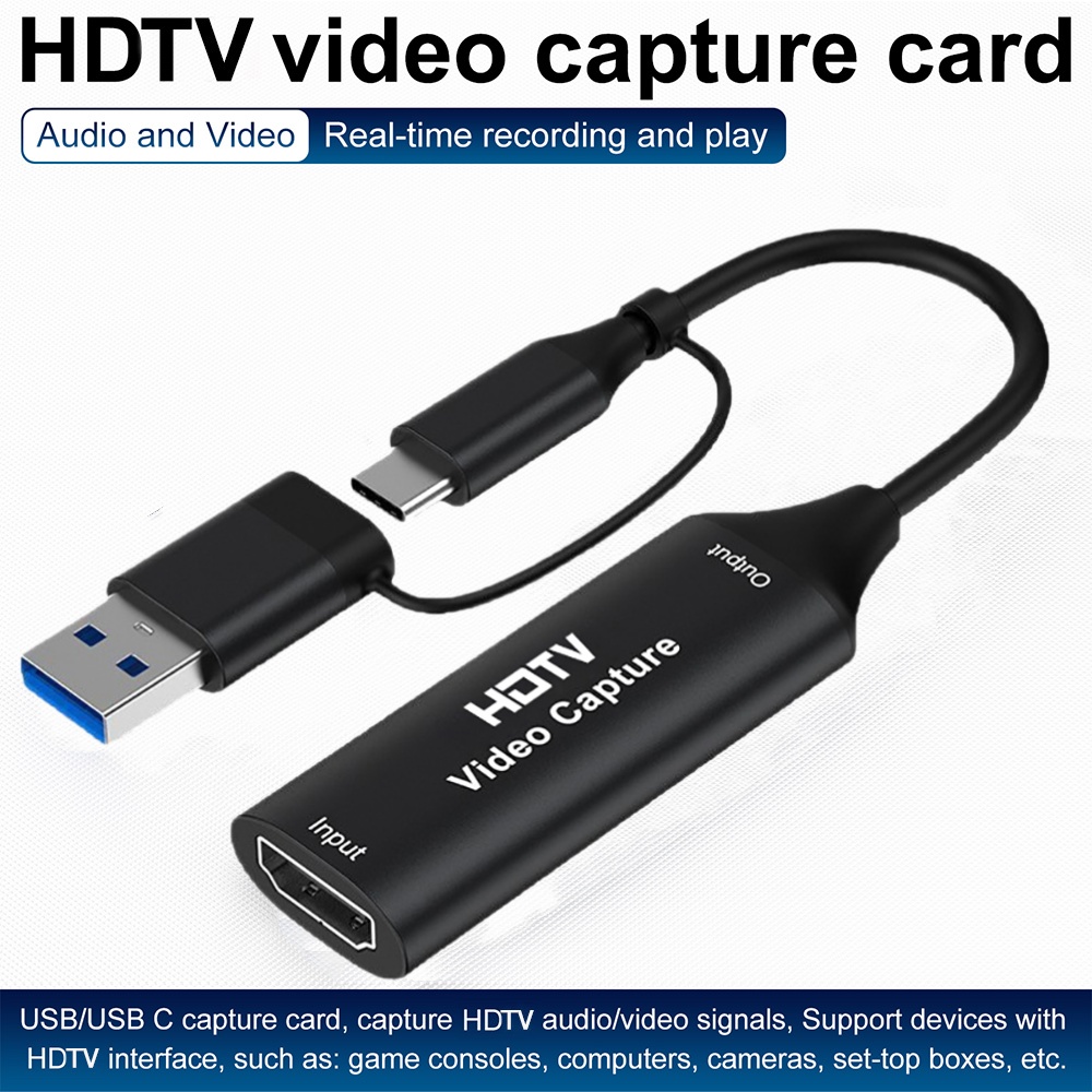 Capture Card 4K Hdmi - 2 in 1 USB 3.0 Video