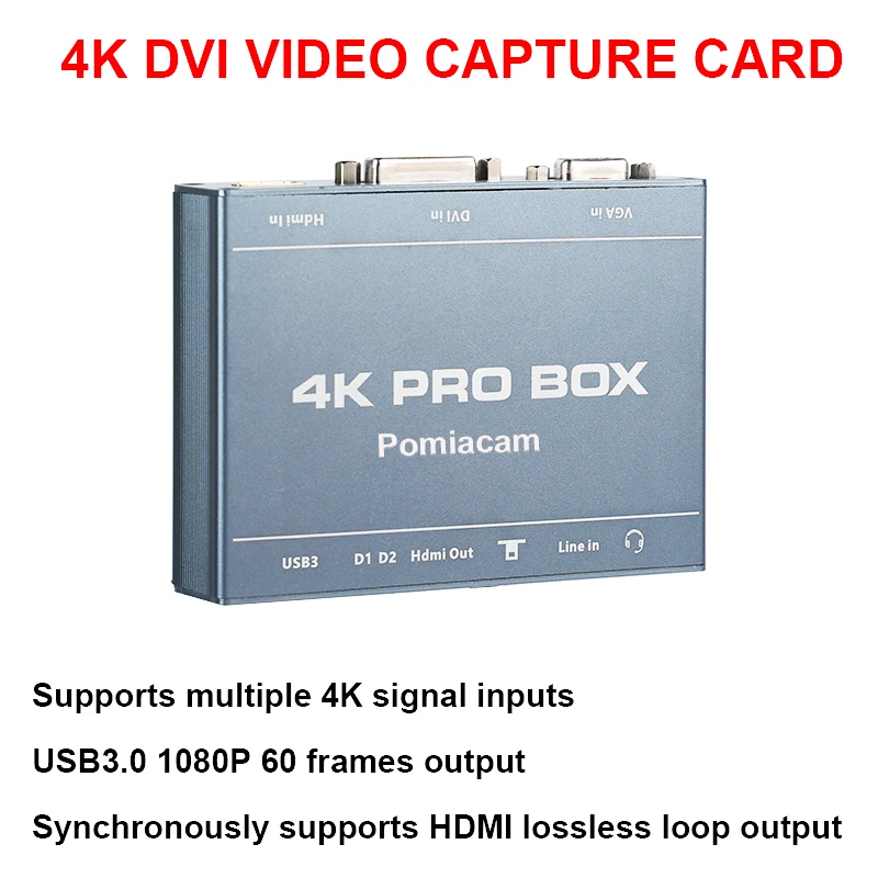Capture Card 4K Hdmi - 4K PRO BOX DVI HDMI VGA