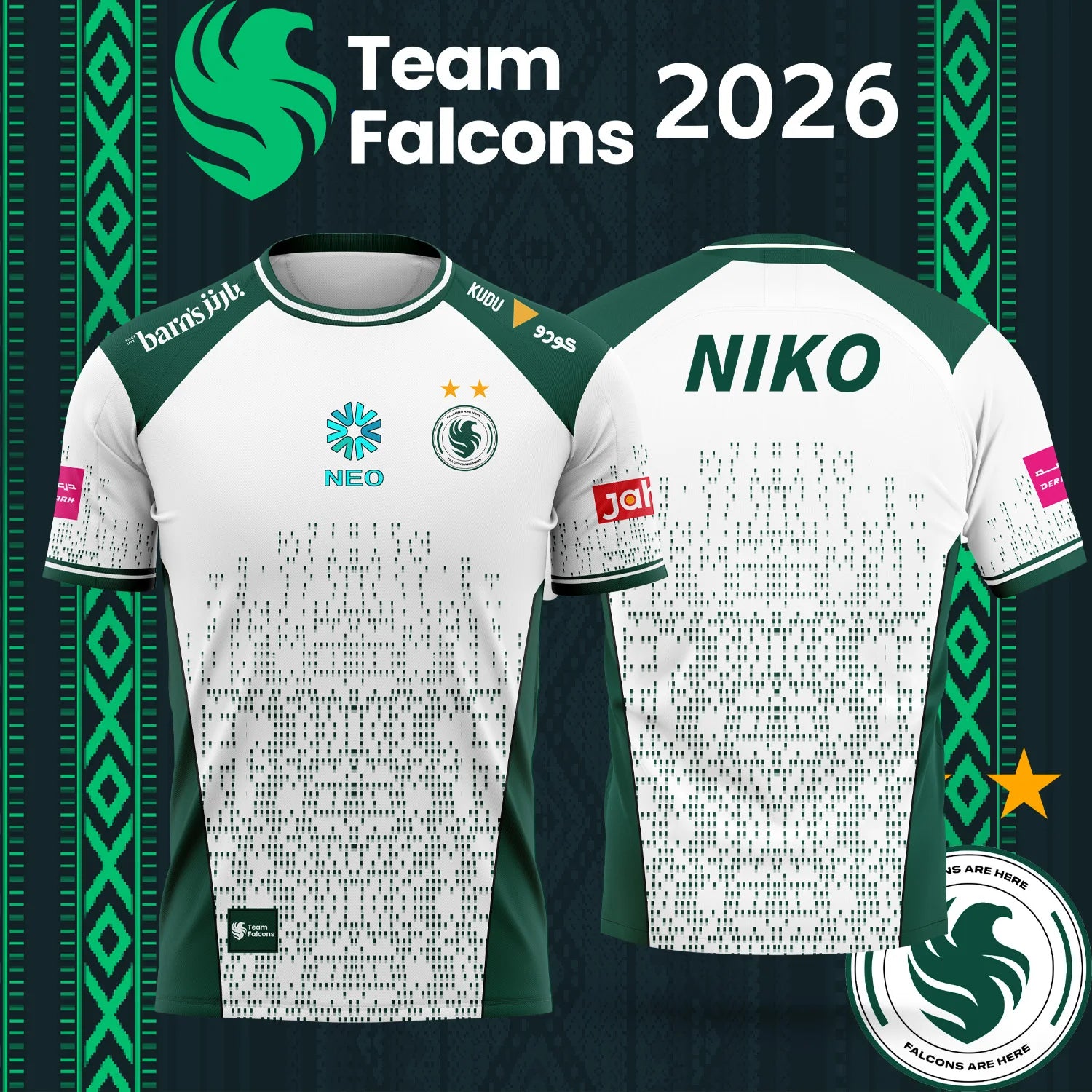 Esports Gaming Teams - Family Matching 2026 Team Falcons NIKO