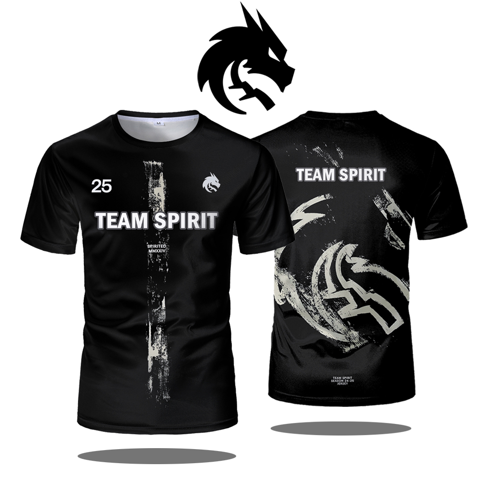 Esports Gaming T Shirt - Team Spirit 2025 New Jerseys CS2