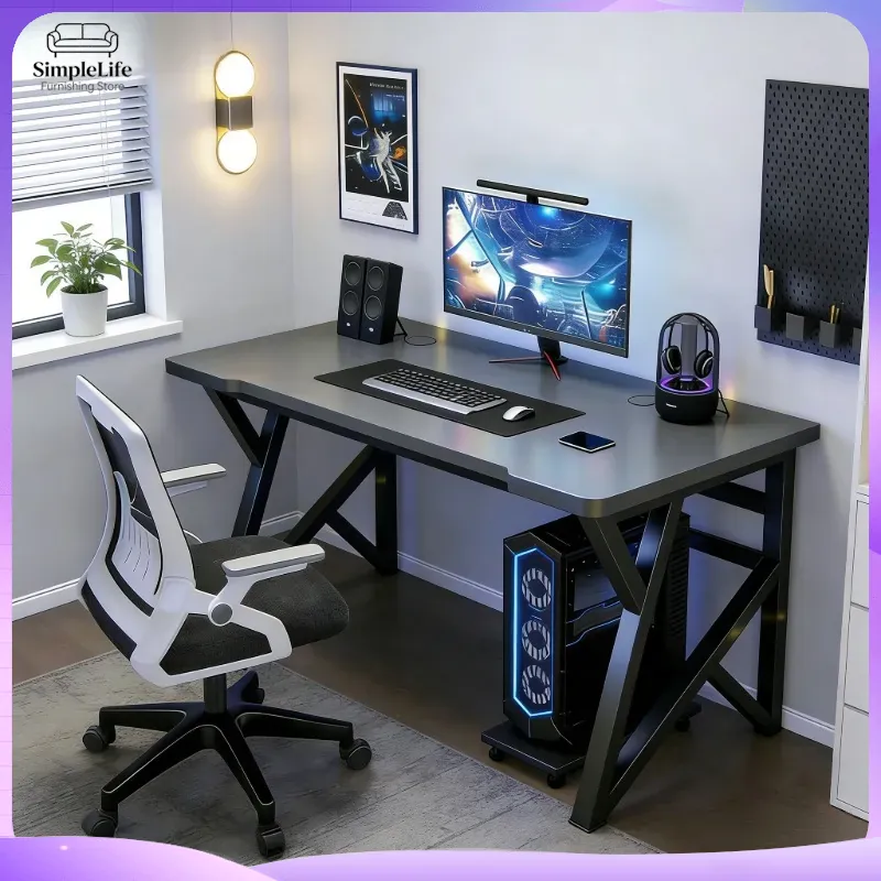 Esports And Gaming Management - Adjustable Height Gaming Desk with Cable