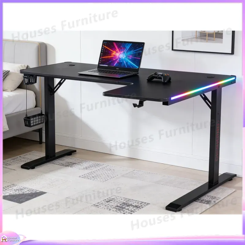 Esports Gaming Setup - Large 160cm Gaming Desk with LED