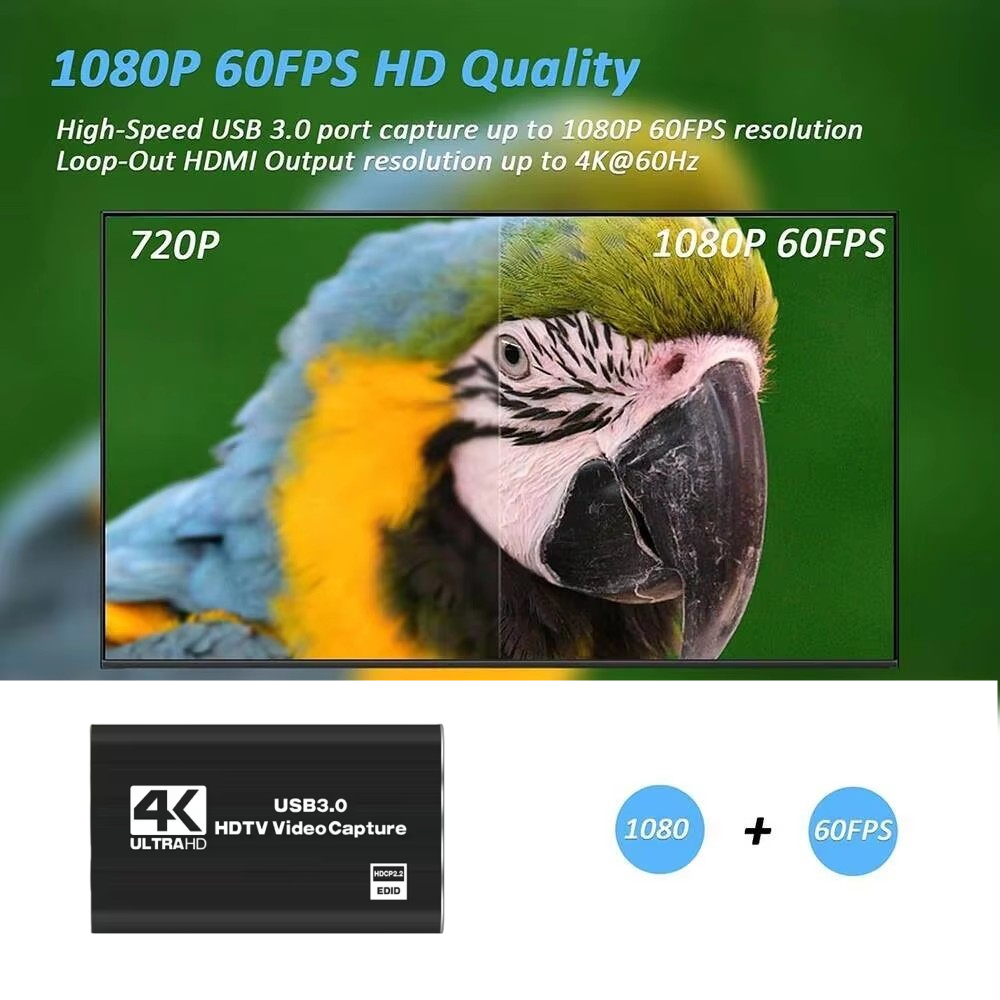 4K HDMI-Compatible to USB 3.0  - Capture Card 4K Hdmi 评论和价格