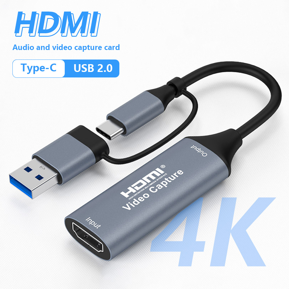 4K 2 in 1 USB 2.0 Video Captur - Capture Card 4K Hdmi 评论和价格