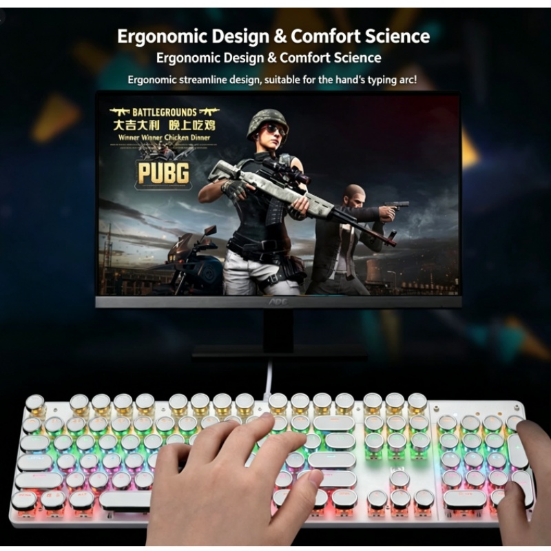 HJK920 Steam Punk Mechanical W - Esports Gaming Cafe 评论和价格