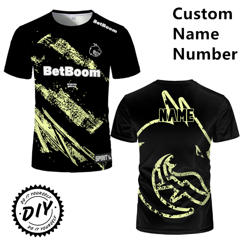 2025 New Team Spirit Jersey T- - Esports Gaming T Shirt 评论和价格