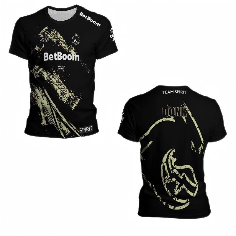 2025 New Team Spirit Jersey T- - Esports Gaming T Shirt 评论和价格