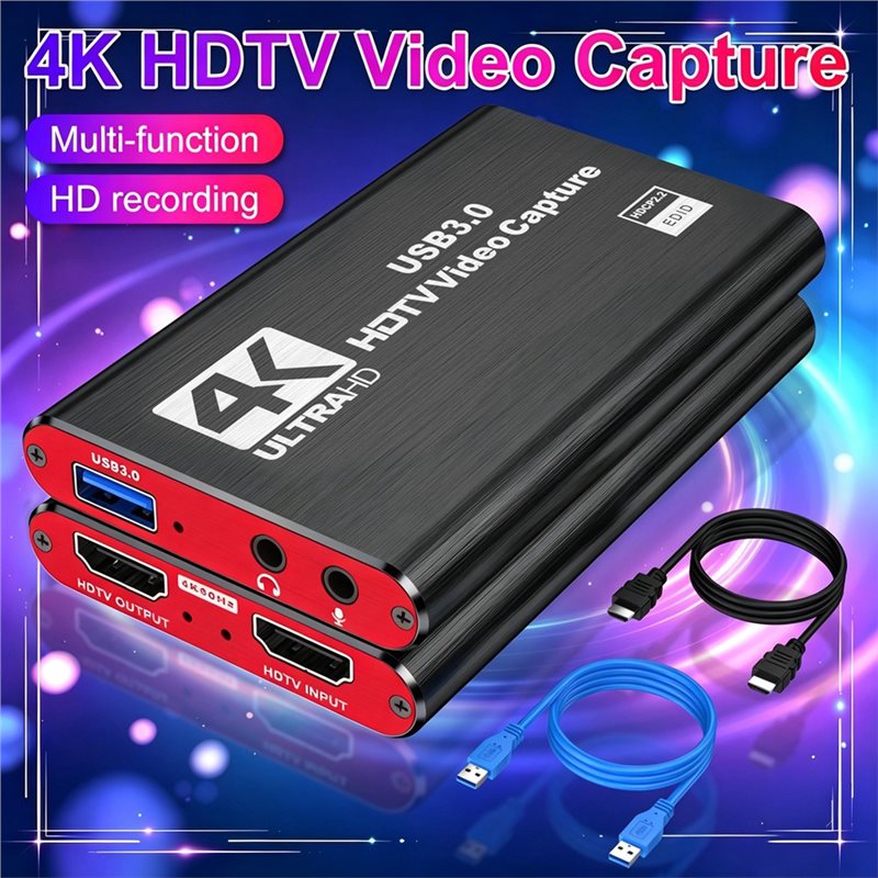 AT82-Game For PC Recording 4K  - Capture Card 4K Hdmi 评论和价格