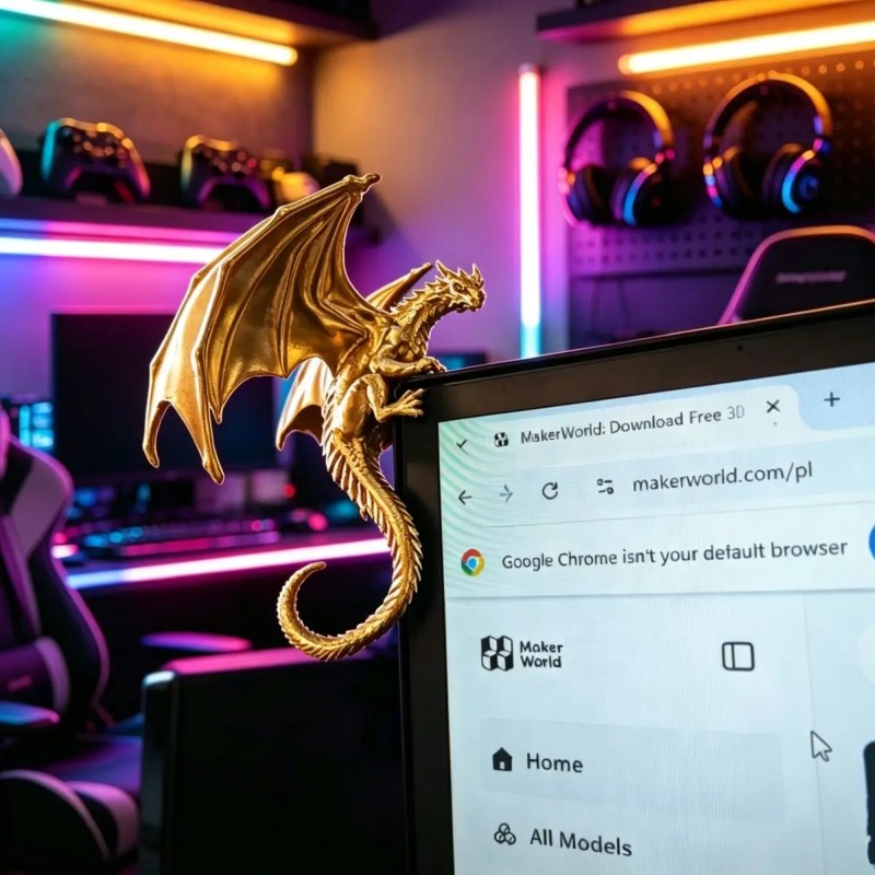 Cool Lying Dragon Figurine Mon - Esports Gaming Setup 评论和价格