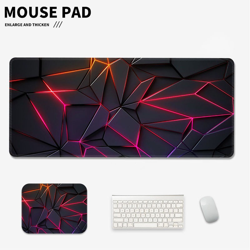 3D Geometric Abstract Large Ga - Esports Gaming Setup 评论和价格