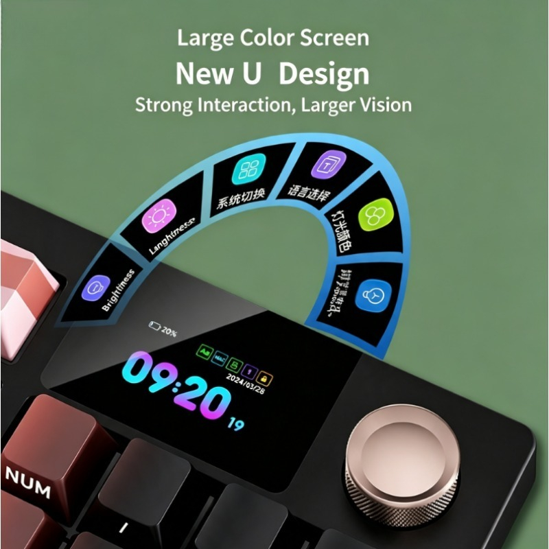LT95 Tri-mode Mechanical Keybo - Esports Gaming Setup 评论和价格